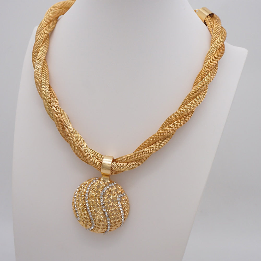 Conjunto de joias de ouro