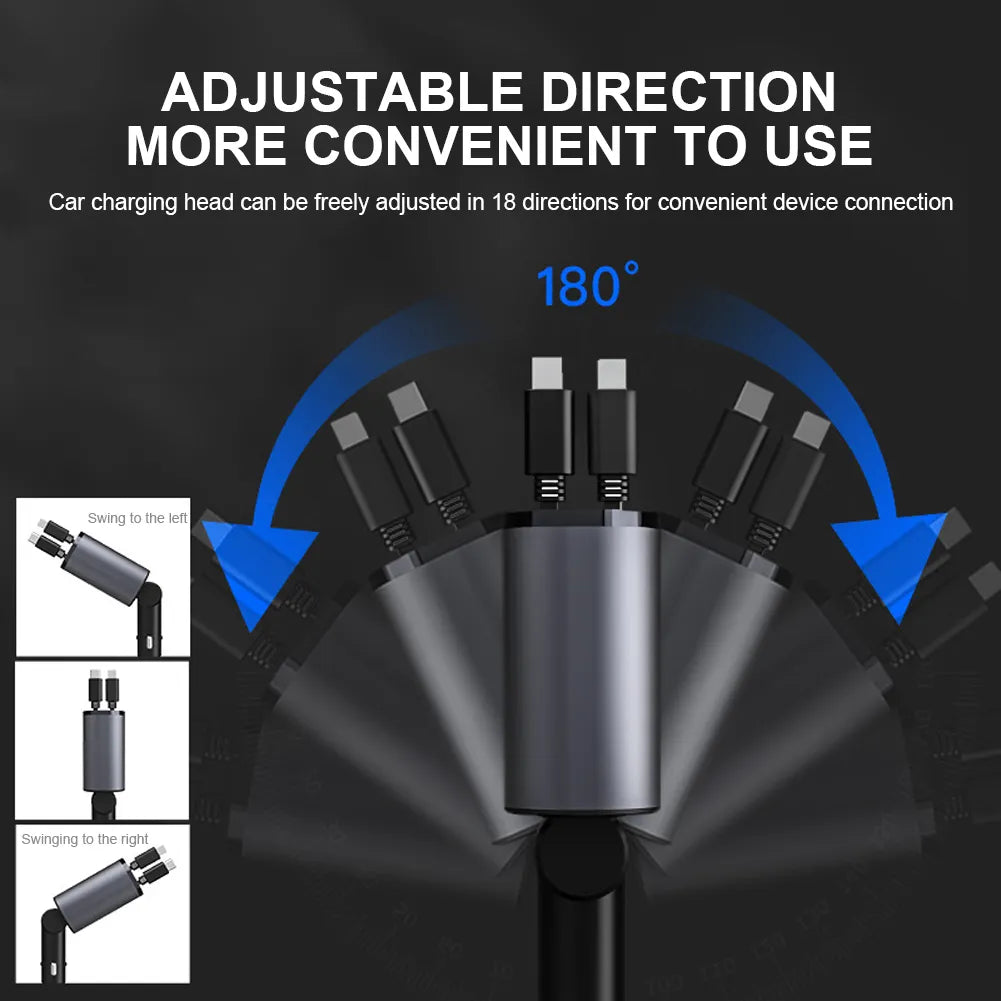 Chargeur de voiture rétractable Luxinsly™