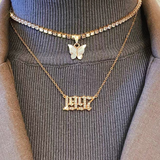 Collier numéro année de naissance