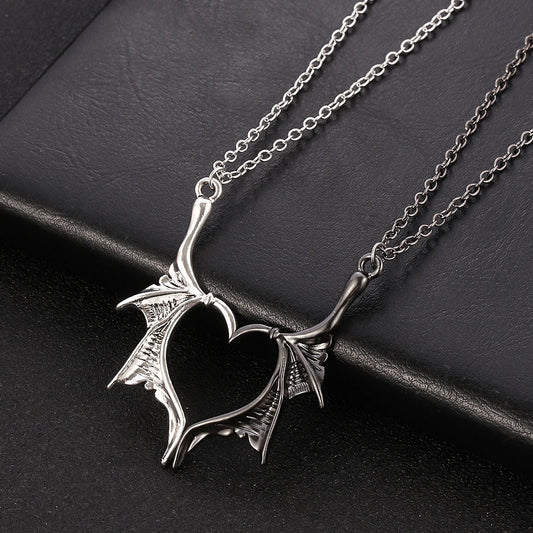 Dragon Wing Love Necklace