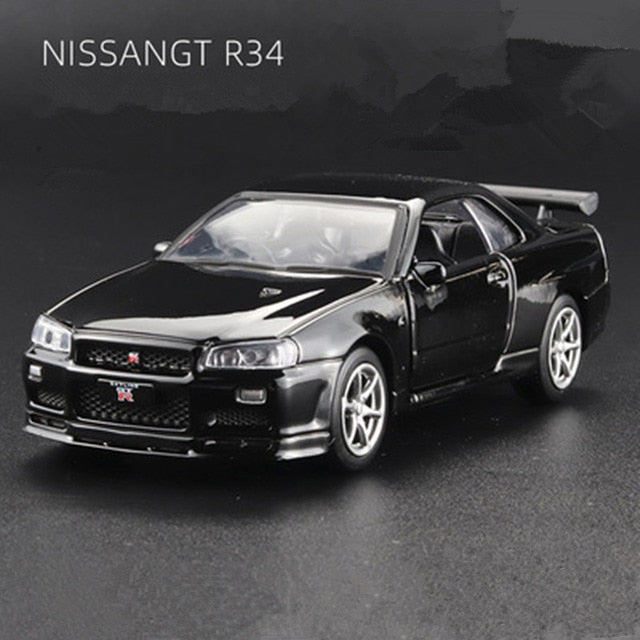 Voiture en alliage Nissan Skyline Ares GTR R34