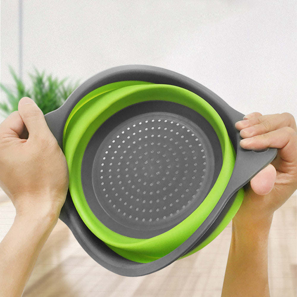 Passoire pliable en Silicone, panier de lavage de fruits et légumes, passoire