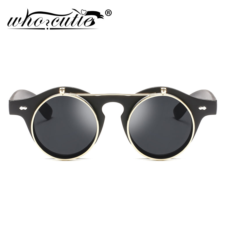 Round Flip Up Sunglasses