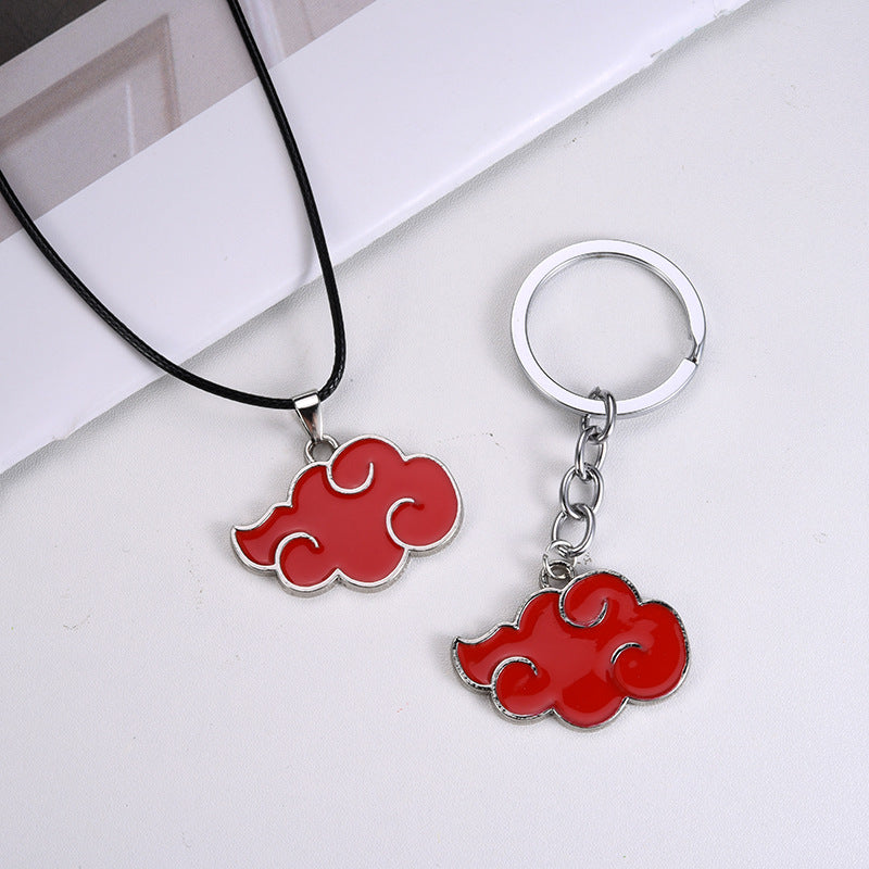 Porte-clés de collier d'anime chaud