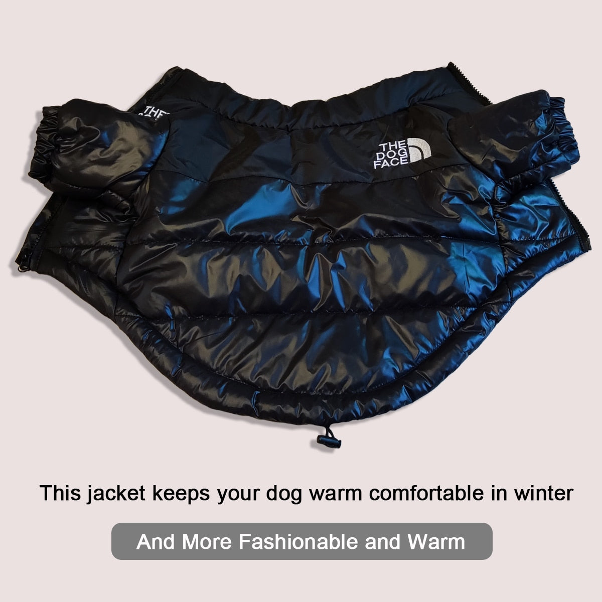 Vêtements chauds et coupe-vent pour chiens d'hiver