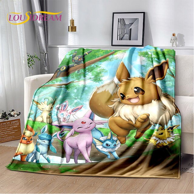 Couverture en peluche douce Pokémon