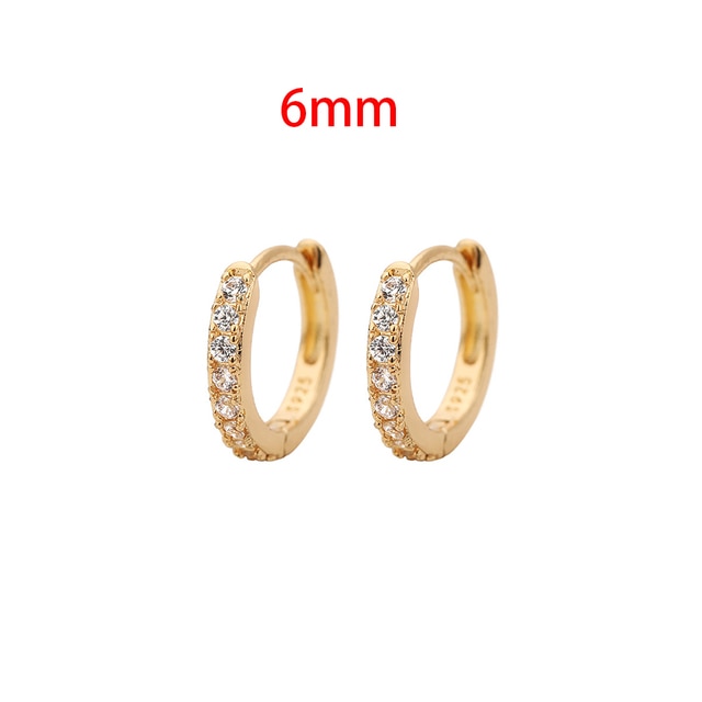 Boucles d'oreilles Huggie Hoop minimalistes en acier inoxydable