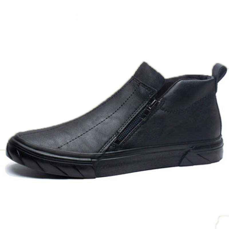 Mocassins en cuir vulcanisé pour hommes