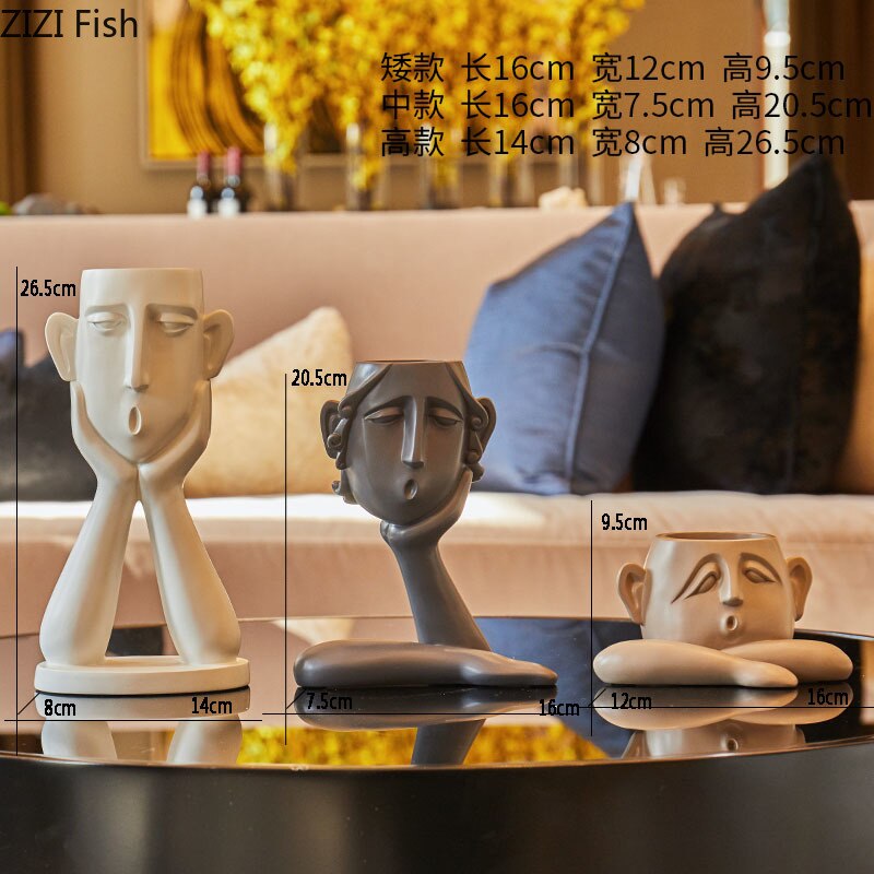 Figure Statue Vases