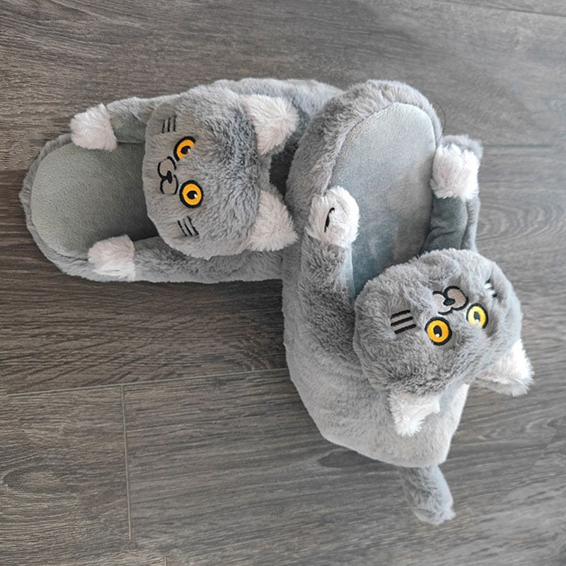 Pantufas de gato Cuddly Hug