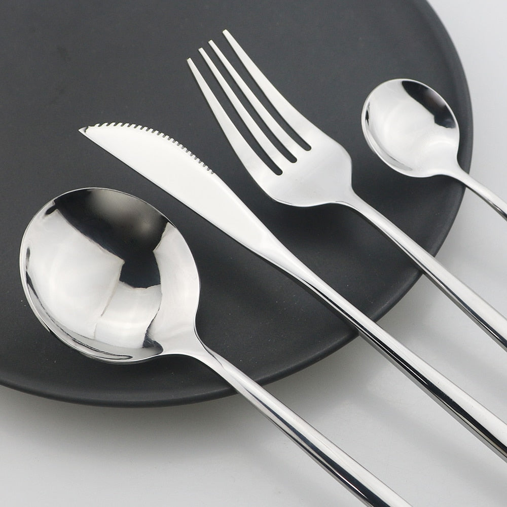 Stainless Steel Cutlery Set 24Pcs