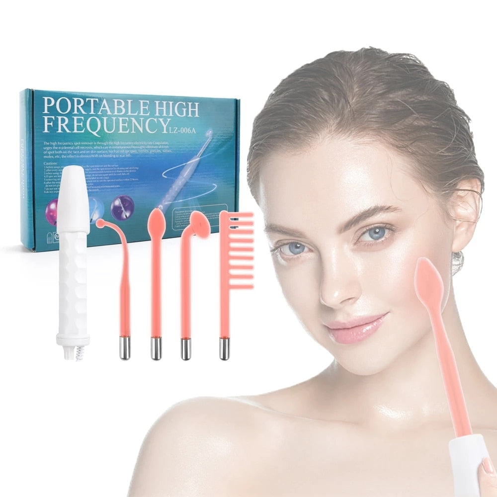 High-Frequency Electrode Beauty Wand 4 In 1