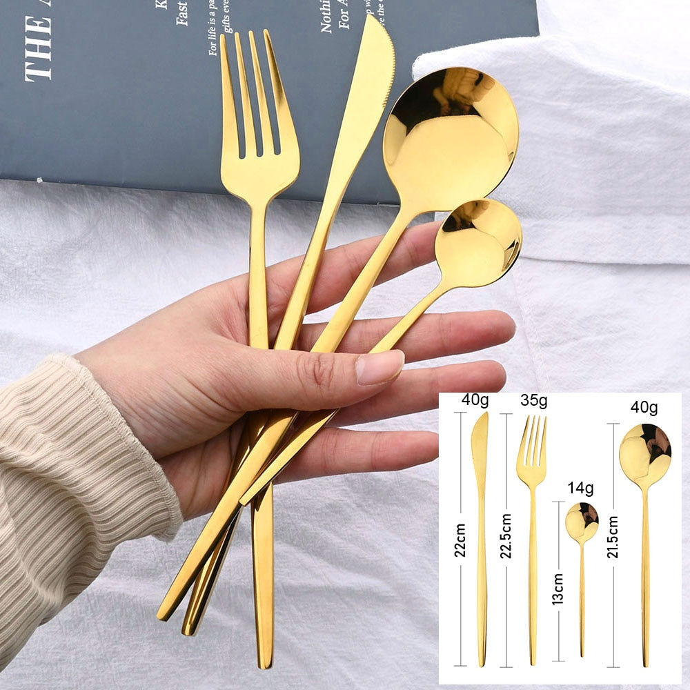 Stainless Steel Cutlery Set 24Pcs