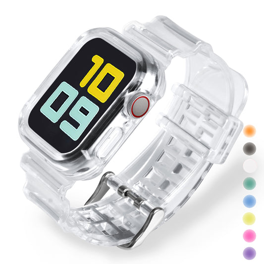 Bracelet Sport Clear + Étui pour Apple Watch