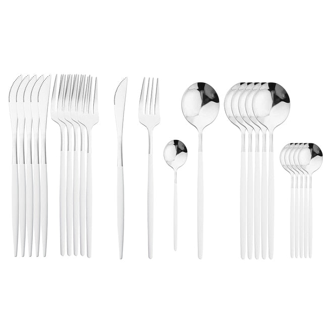 Stainless Steel Cutlery Set 24Pcs