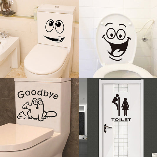 Autocollant de siège de toilette étanche