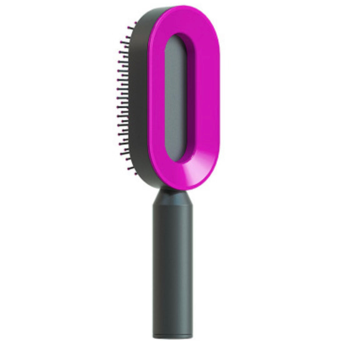 Brosse à cheveux autonettoyante