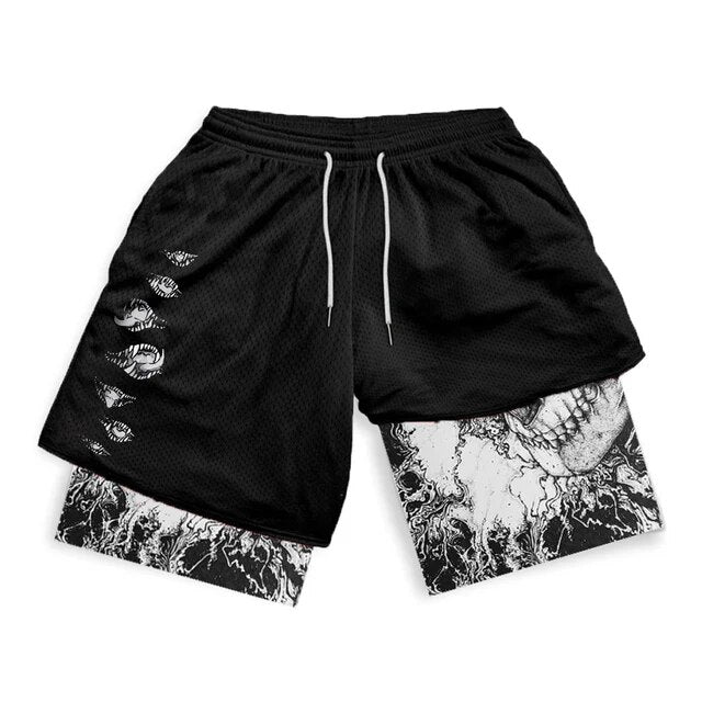 Shorts de compressão para homens