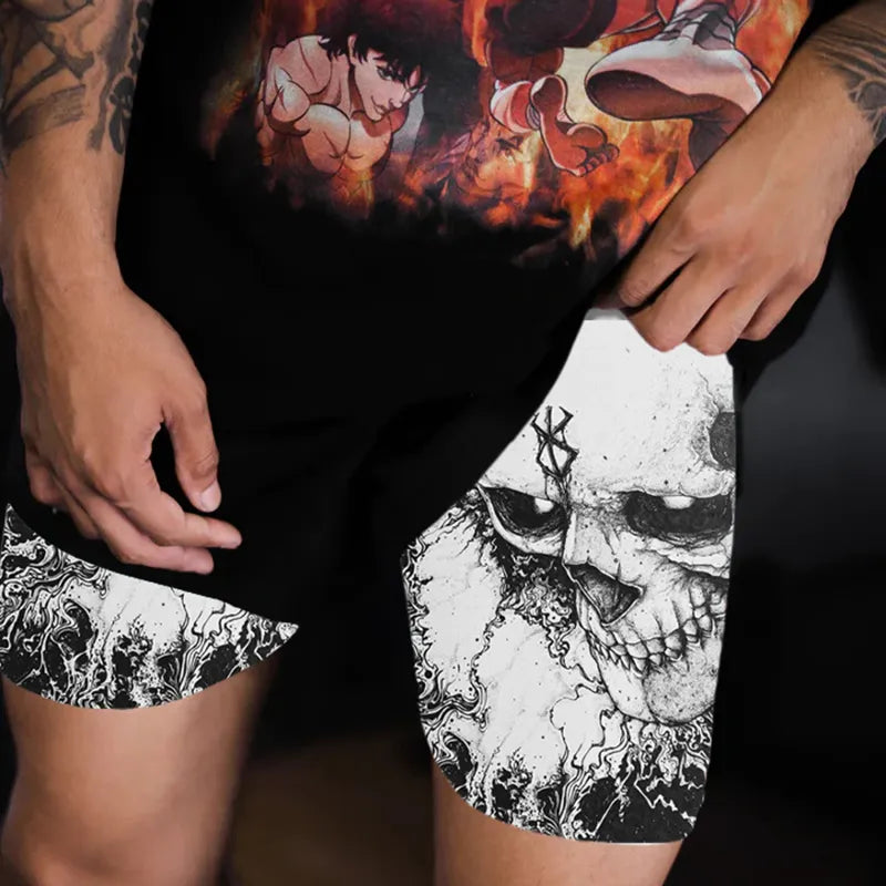 Shorts de compressão para homens