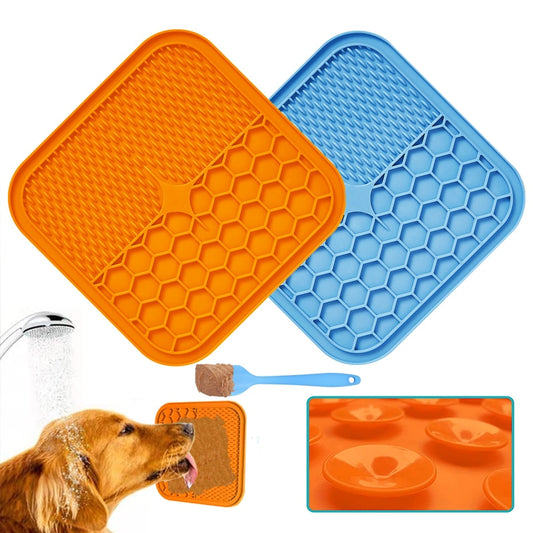 Coussin à lécher en silicone pour chien