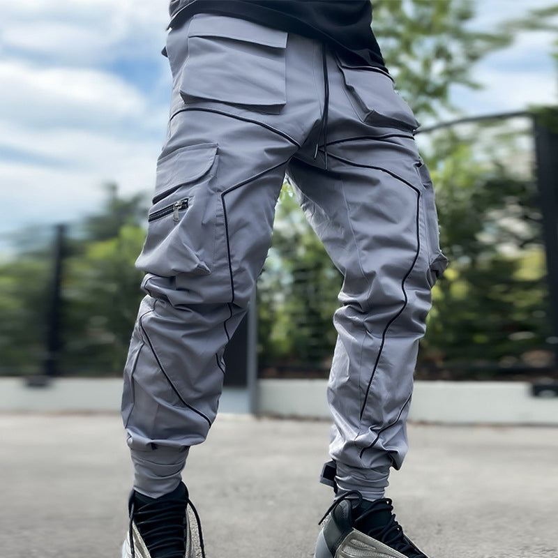 Pantalon cargo réfléchissant