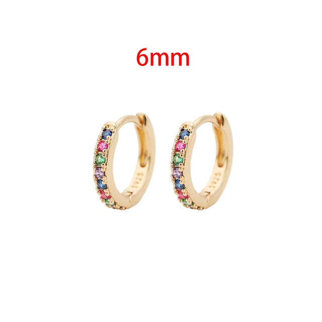 Boucles d'oreilles Huggie Hoop minimalistes en acier inoxydable