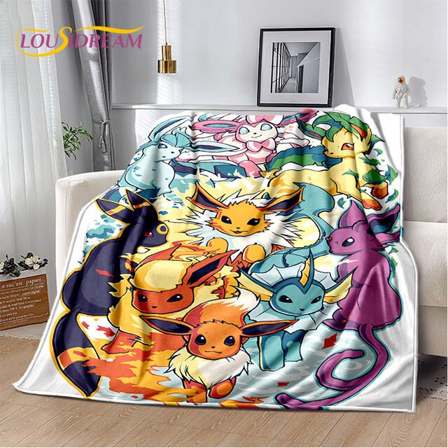 Couverture en peluche douce Pokémon