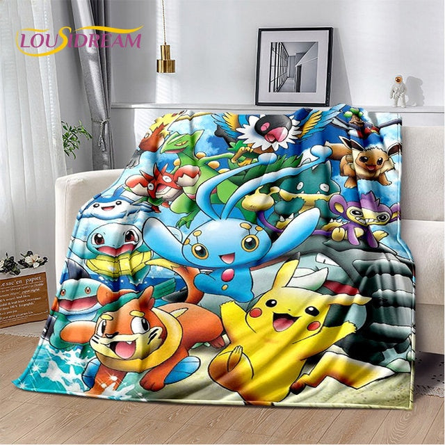 Couverture en peluche douce Pokémon