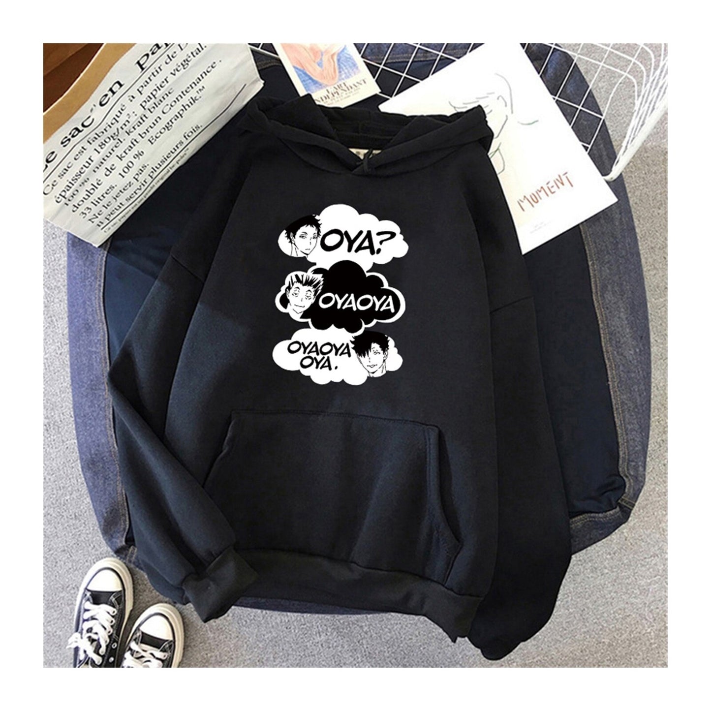 Sweat-shirts graphiques d’anime japonais