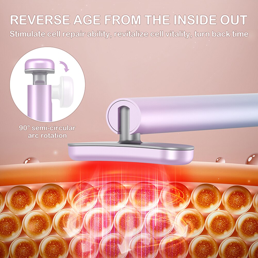 Facial Red Light Therapy Tool 4 in 1