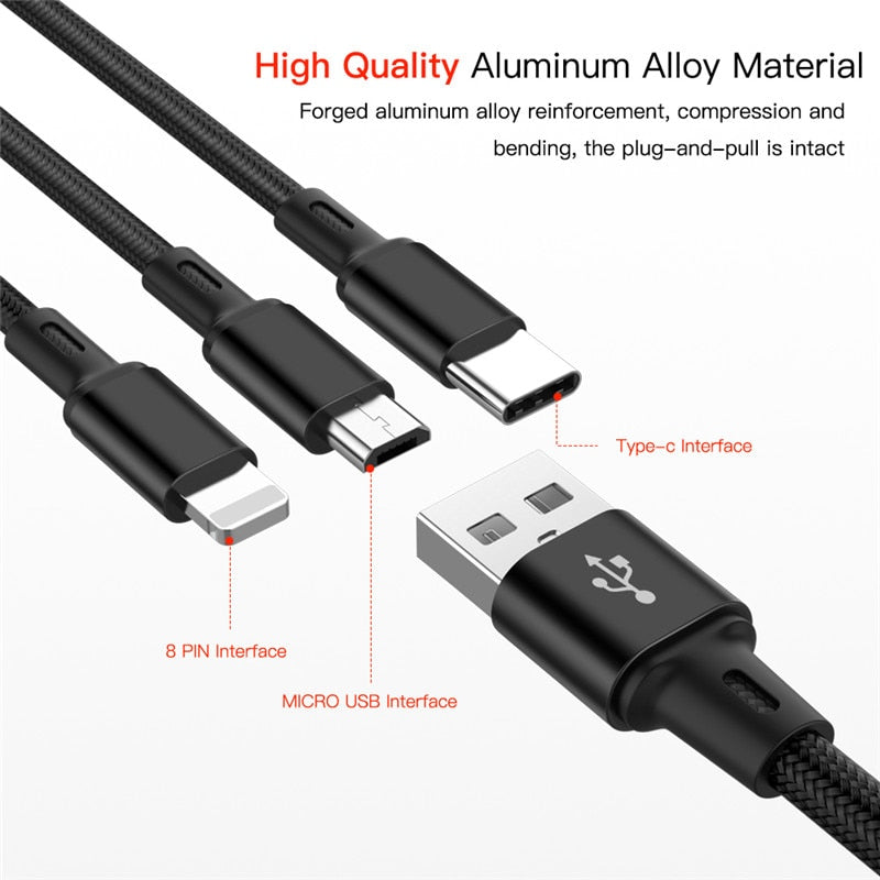 USB Cable For iPhone and Android