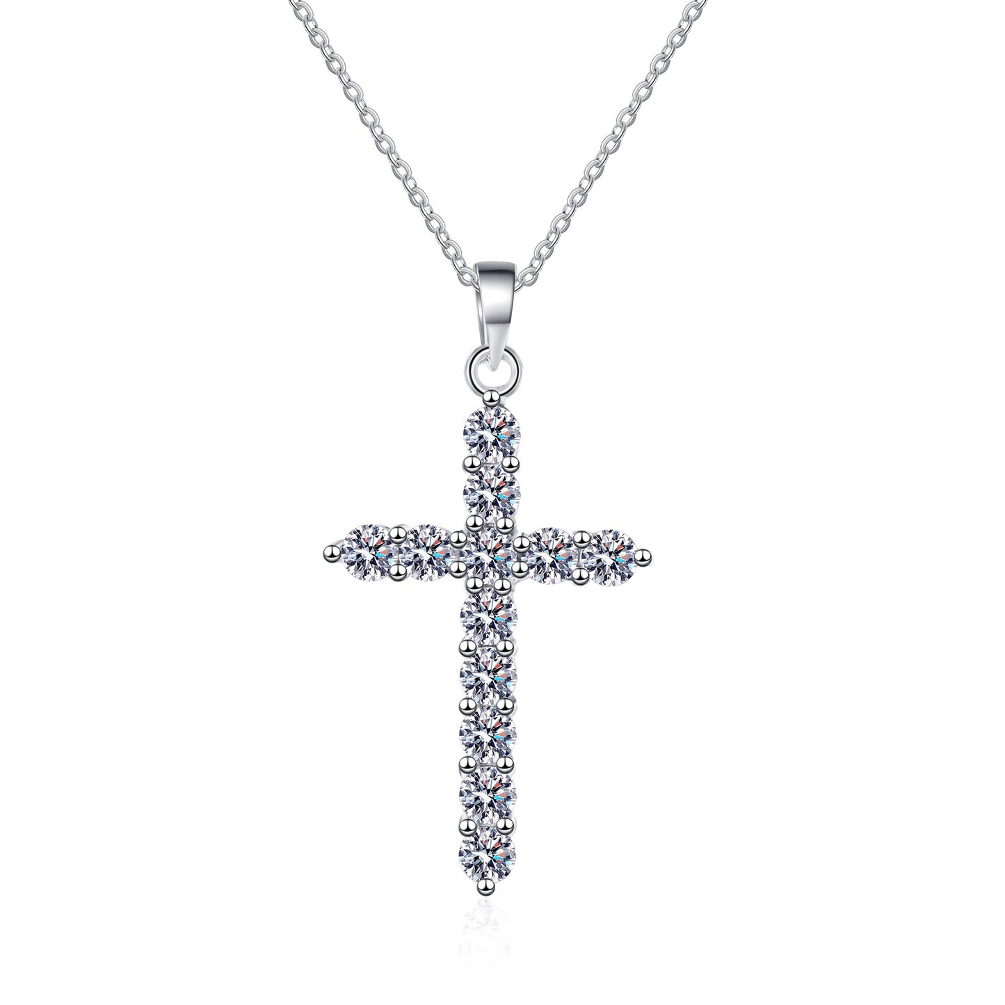 Collier diamant moissanite