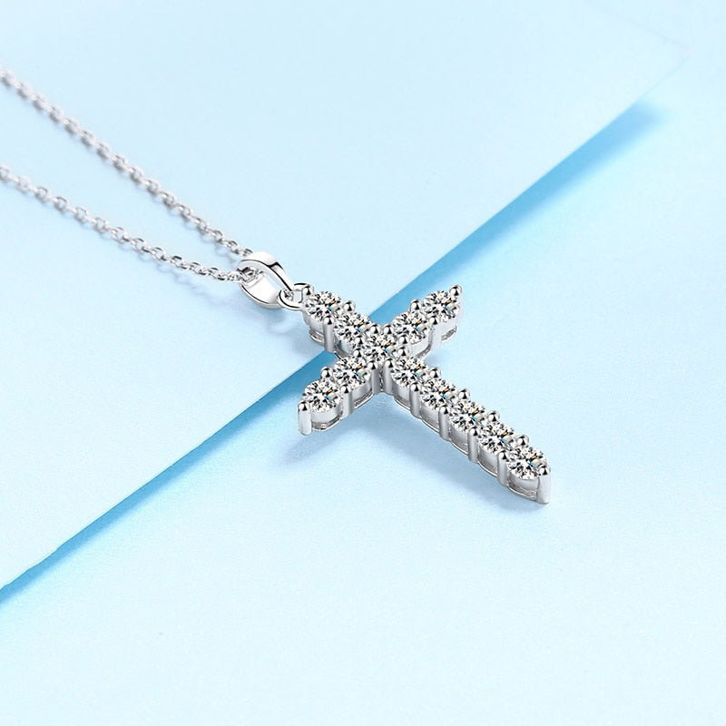 Collier diamant moissanite