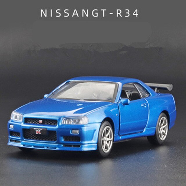 Voiture en alliage Nissan Skyline Ares GTR R34