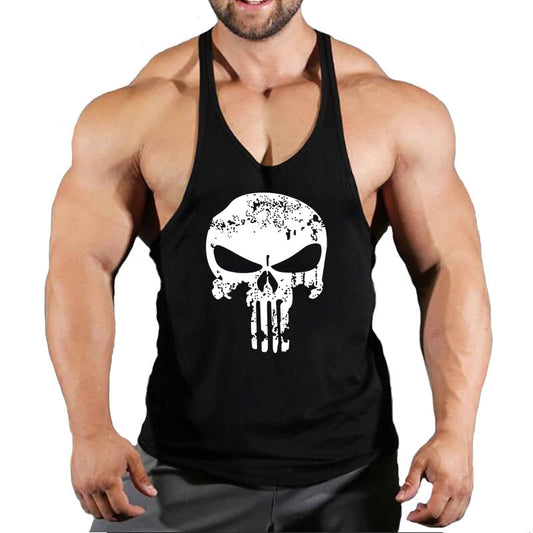 Chemise à bretelles de musculation pour hommes