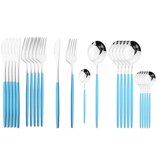 Stainless Steel Cutlery Set 24Pcs