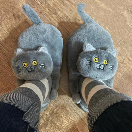 Pantufas de gato Cuddly Hug