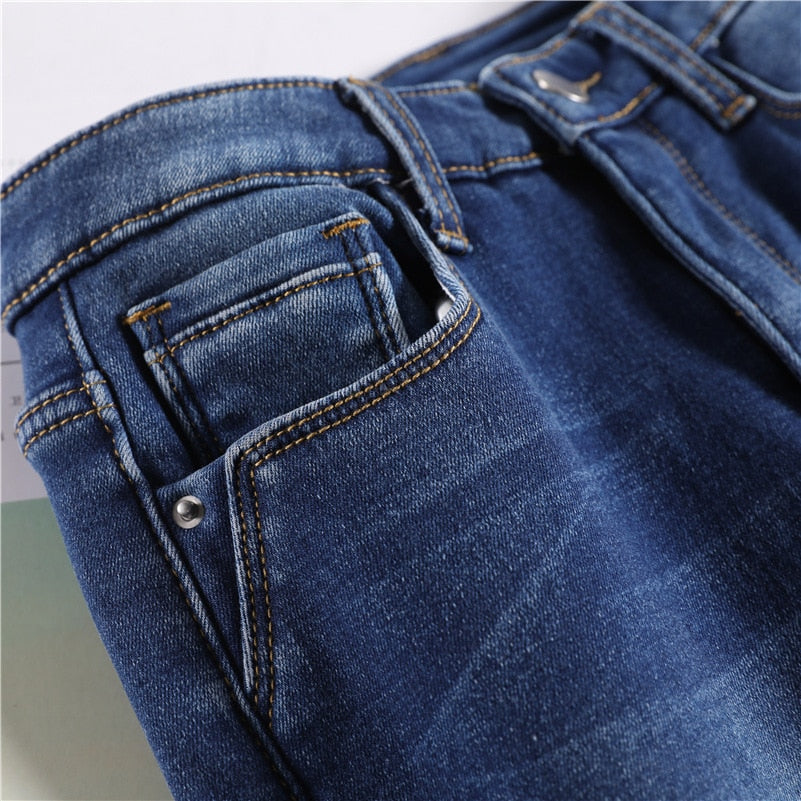 Jeans doublés en polaire