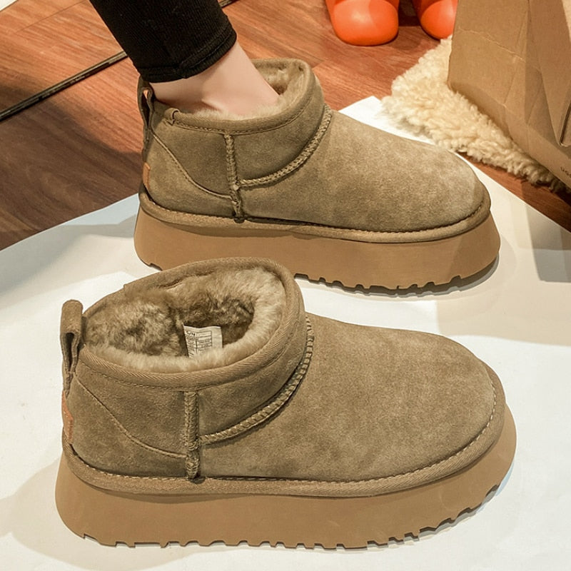 Sheepskin Snow Boots